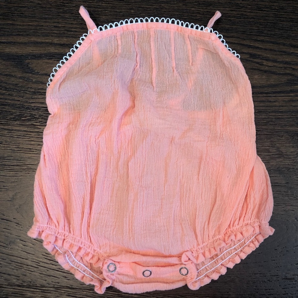 For Love & Lemons - Lil’ Lemons Peach Onesie